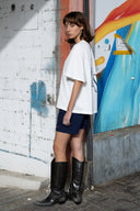 SLS Boxy Tee – Bright White