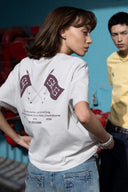 Flag Boxy Tee – Gardenia
