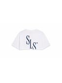 SLS Crop Tee – Bright White