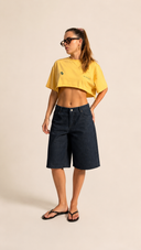 Flag Crop Tee – Sunshine