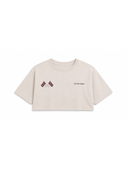 Flag Crop Tee – Gardenia