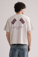 Flag Boxy Tee – Gardenia