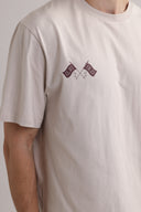 Flag Boxy Tee – Gardenia