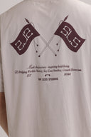 Flag Boxy Tee – Gardenia