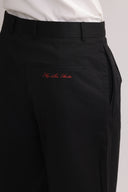 wide leg trouser - black