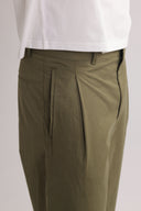 wide leg trouser - olive