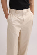 wide leg trouser - cream